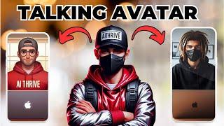 How to Create a Talking Ai Avatar for 100% FREE | Faceless Youtube | Make money with AI