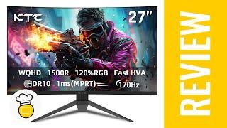 KTC 27 inch Curved Gaming Monitor Review