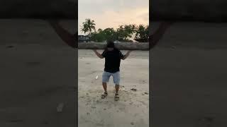 Venky doing his routine with what ever is available near the beach #goa #2022 #trending#excercise