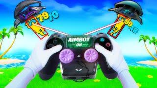 Trying The ULTIMATE *AIMBOT* Controller In Fortnite… (Ft. Zen, Aim Paddles, + MORE!)