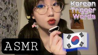 ASMR | Korean Trigger Words 단어반복 (lofi)