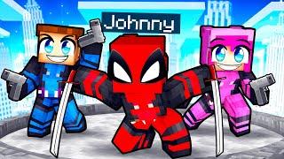 Having a DEADPOOL FAMILY in Minecraft!