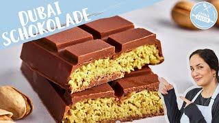 Dubai Schokolade  | Virale Schokolade | mit Pistazienfüllung | Trend Rezept | Einfach Backen