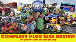 Universal Studios Plus Size Review - complete guide to all rides at the park from a fat guy's POV