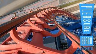 The Big One (Pepsi Max) "Between The Rails" On-Ride POV 4K | Blackpool Pleasure Beach