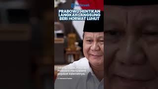 DETIK-DETIK Prabowo Hentikan Langkah Beri Hormat Luhut Jelang Rapat, Beda Sikap dengan Menteri Lain