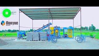 Cheapest Full Automatic Brick Machine.(Full PLC Computer) IndiaBlockMachine...DONGYUE Technology