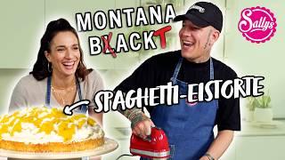 Spaghettieis-Torte mit  @montanablack im tropical guave Style & eine GÖNRGY Motivtorte 