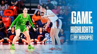 Oregon at Illinois | HIGHLIGHTS | Big Ten Women's Basketball | 12/28/2024