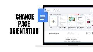 How to Change Page Orientation (Portrait vs. Landscape) in Google Docs