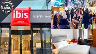 $137USD! 1Min. from Bus Stop & Myeongdong Street | Ibis Ambassador Seoul Myeongdong | 4K KOREA HOTEL