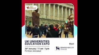 Explore the opportunities of "Birmingham City University" at UK Universities Mega Education Expo