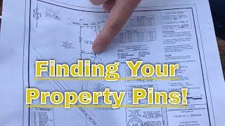 How to look for property pins with a metal detector | Random to Real Estate