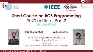 Short course on ROS programming 2020 - part 2