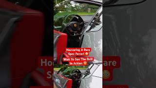 Hoovering A Rare Spec Ferrari  #ferrari #detailing #asmr #drill #bosch #hoover #supercars