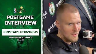 Kristaps Porzingis Game 2 NBA Finals Injury Update | Celtics vs Mavs