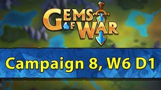 ️ Gems of War, Campaign 8 Week 6 Day 1 | Chapter 6 Tasks and Wolrd Event ️