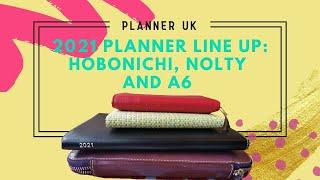 My Planner Line Up 2021 - Hobonichi, Nolty, A6 - Planner UK