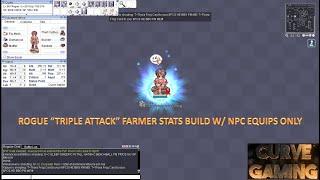 [RAGNAROK CLASSIC] Rogue "Triple Attack" Farmer Build, NPC Equips