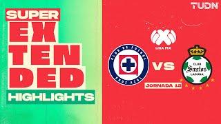 SUPER EXTENDED HIGHLIGHTS | Cruz Azul vs Santos | Liga Mx -Apertura 2024 - Jornada 15 | TUDN