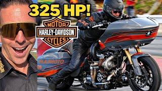 325 HP STREET TIRE Turbo Harley is like "Jumping Out of an Airplane!"