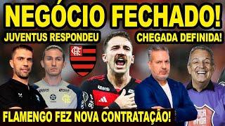 NEGÓCIO FECHADO! FLAMENGO FEZ NOVA CONTRATAÇÃO! JUVENTUS RESPONDE SOBRE LÉO ORTIZ! CHEGADA DE BOTO!