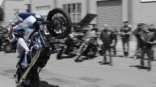 HELLS ANGELS | STUNTS WHEELIES & BURN OUTS | Keep Jess Free Fundraiser @ Frisco Clubhouse