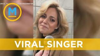 This unsuspecting subway singer has gone viral | Your Morning