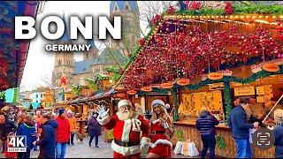 Bonn, Germany 4K Christmas Market Walking Tour