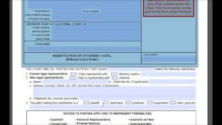 California Civil Substitution - Page 1 - The Law Offices of Andy I. Chen