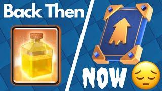 Clash Royale Back then VS now