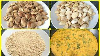 How to Blend Ogbono Seeds | Nigerian Ogbono Soup | Bush Mango Seeds | Yummieliciouz Food Recipes