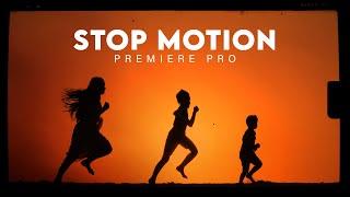 Make Easy STOP MOTION Video using your PHONE - Premiere Pro Tutorial