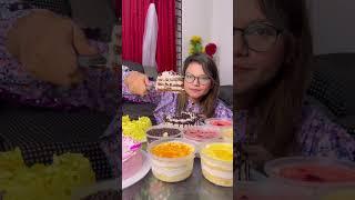 আমার বিগ বাইটে কেক খাওয়া দেখলে আমার পরে ক্ষুধা লাগে এতো রাতে মজার মজার কেক খেলাম।