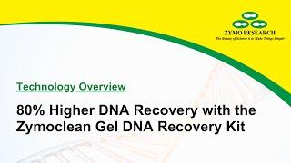 80% Higher DNA Recovery with the Zymoclean Gel DNA Recovery Kit