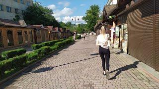 Трускавець 2023: як на ринку після підтоплення, скільки людей на бюветі у Трускавці 3 липня 2023 р.