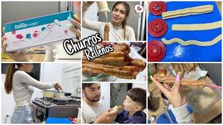 Probando la FÁBRICA DE CHURROS de BETTERWARE + Churros Rellenos (Receta) | Ammy Alvarado