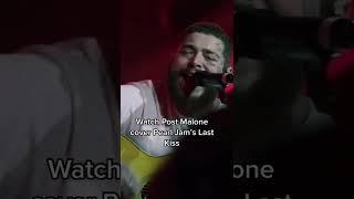 Post Malone covers 'Last Kiss' by Pearl Jam