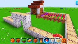 EarthCraft 3D: Block Craft & World Exploration Gameplay #17 | Farm House 