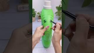 How to make a DIY planter from empty plastic bottle #diy #διακόσμηση #decoration #diyideas #σπίτι