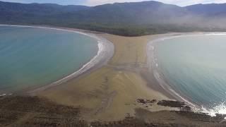 THE "WHALE TAIL" , MARINO BALLENA NATIONAL PARK, UVITA, COSTA RICA