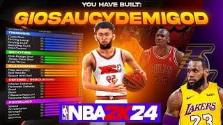 THE BEST GUARD BUILD in NBA2K24! All Dribble Moves, High 3 Pointer & EXTREMELY GOOD DEFENSE!