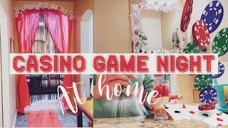 Casino Themed party at home