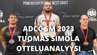 ADCC SM 2023 - Tuomas Simola Otteluanalyysi