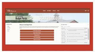 Introduction to the Scarborough Budget Portal