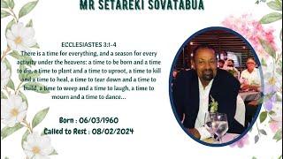 HOMECOMING CELEBRATION FOR THE LATE SETAREKI SOVATABUA