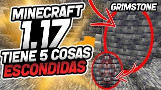 Minecraft 1.17 tiene CINCO COSAS ESCONDIDAS!