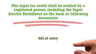 What documents are required to avail Input Tax Credit Under GST