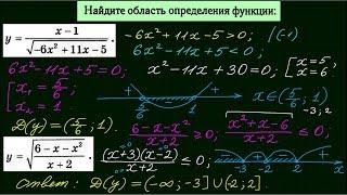 Область определения функции-2