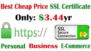 How to Buy Cheap SSL Certificate? Best Cheap Price SSL Certificate Only $3.44 yearly Positive SSL